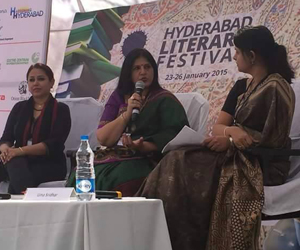 Session on relationships with Vinita Dawra Nangia at the Hyderabad Lit Fest 2015