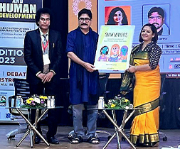 At the Ahmedabad International Literature Festival 2023 ( the book cover of 'Sunflowers' was released at the festival by Bollywood  Actor, Producer and Director Shri Yashpal Sharma and AlLF Founder, Umashankar Yadav. 