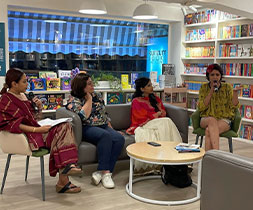 A preliminary discussion on the author's upcoming book on Young Women Artists and Impact Leaders of India. The book is being supported by WICCI Arts Leadership Council, Delhi chapter. The event was held at Kunzum Books ( GK2)